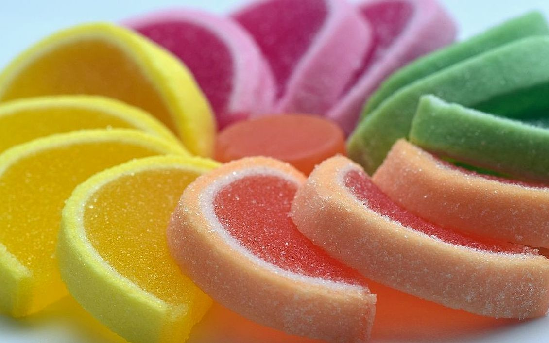 A colorful assortment of premium gummy candy